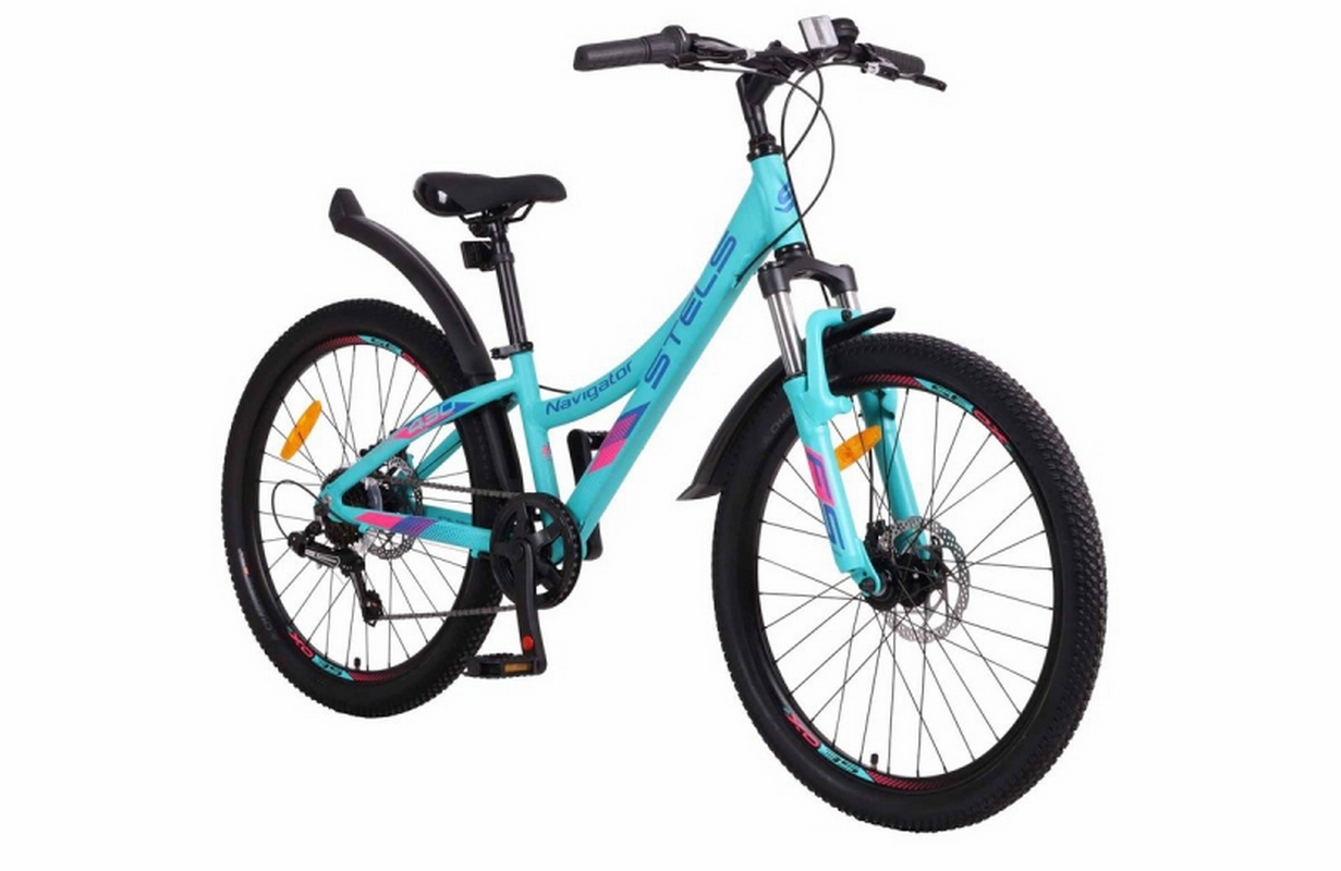 Велосипед 24" Stels Turbo 430 MD (рама 11.5) (ALU рама) (6-ск) 2026 X0000001810 Зеленый