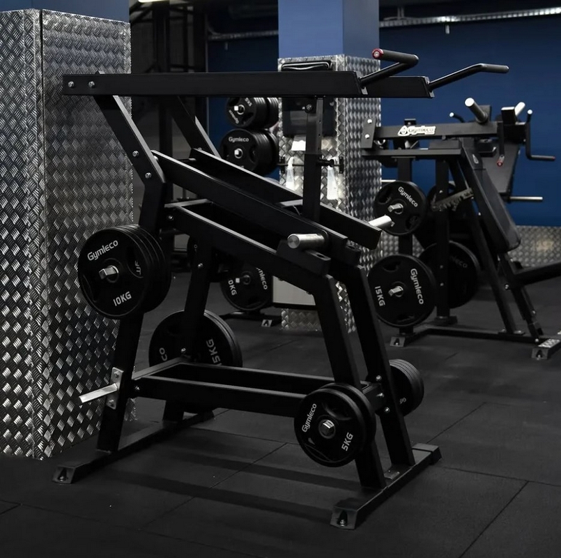 Плечевой жим стоя Gymleco 038 на свободных весах | Premium Fitness