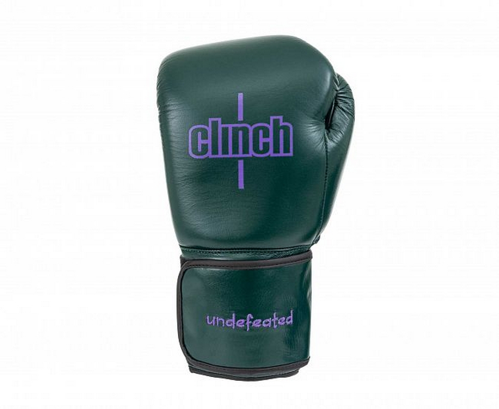 Перчатки боксерские Clinch Undefeated C161 темно-зеленый