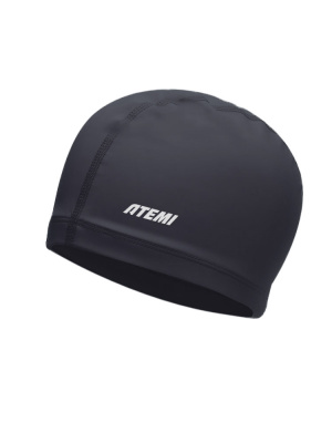 Шапочка для плавания Atemi relaxed silicone cap FRSC1BK черный