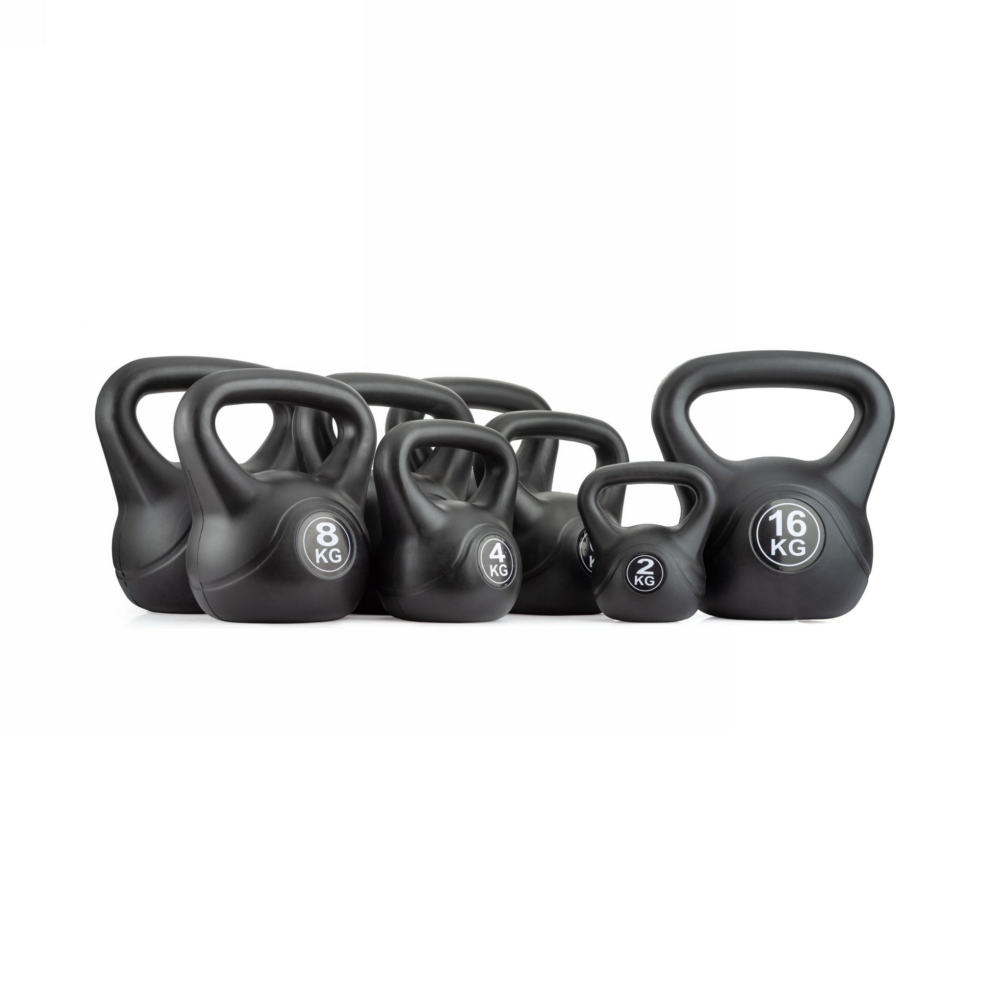 Набор гирей пластиковых от 2-16кг VictoryFit VF-SET72