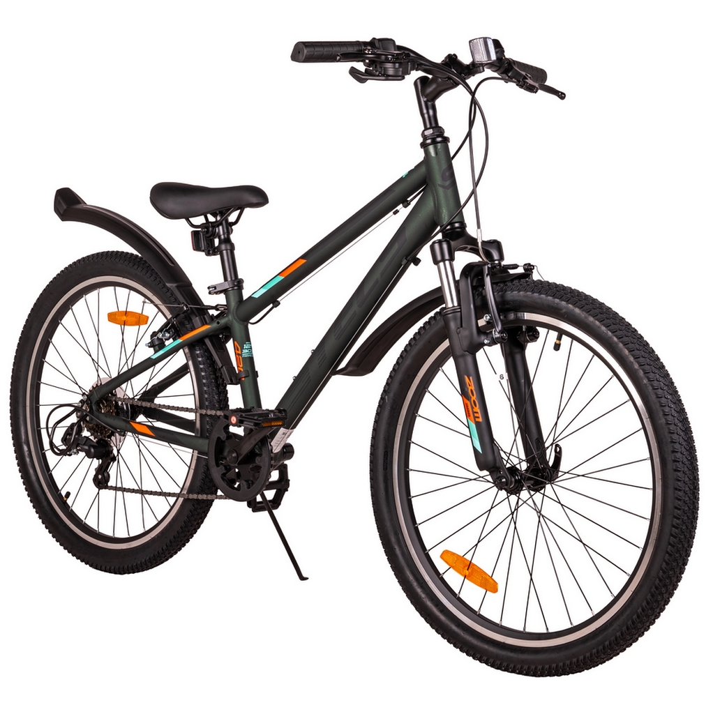 Велосипед 24" Stels Turbo 420 V (рама 12) (ALU рама) (6-ск.) 2026 X0000001862 Темно\зеленый