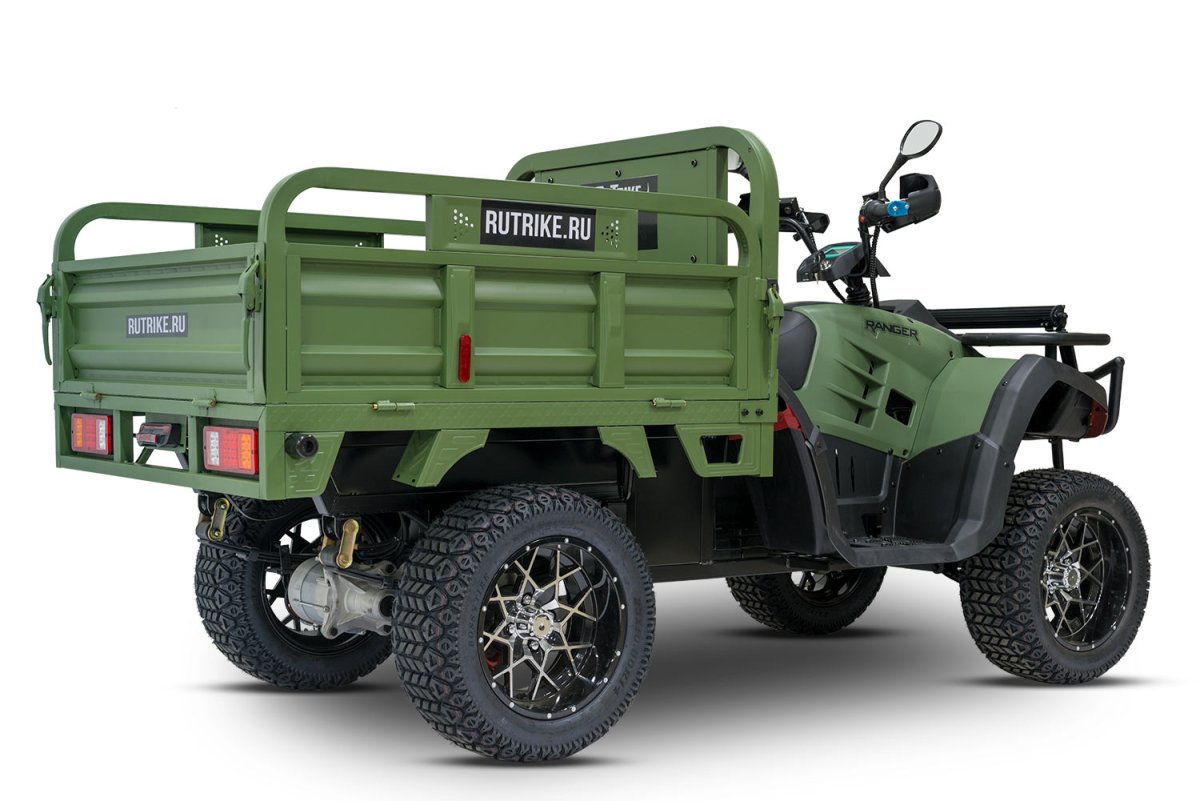 Грузовой электроквадроцикл RuTrike Рейнджер 026255-3232 зеленый