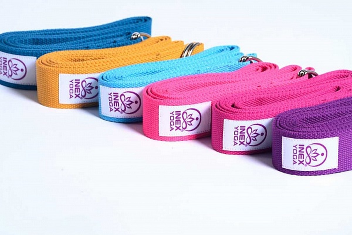 Ремень для йоги Inex Stretch Strap YSTRAP-651\24-BL-00 синий
