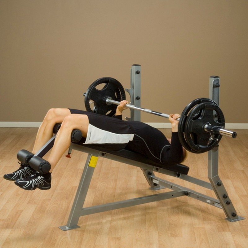 Скамья для жима штанги лежа вниз головой Body Solid SDB-351G | Premium Fitness