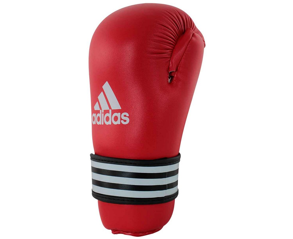 Перчатки полуконтакт Adidas WAKO Kickboxing Semi Contact Gloves красные adiWAKOG3