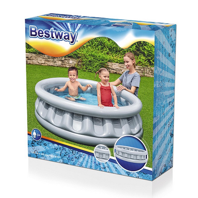 Детский надувной бассейн 152х43см Bestway Космический корабль 51080