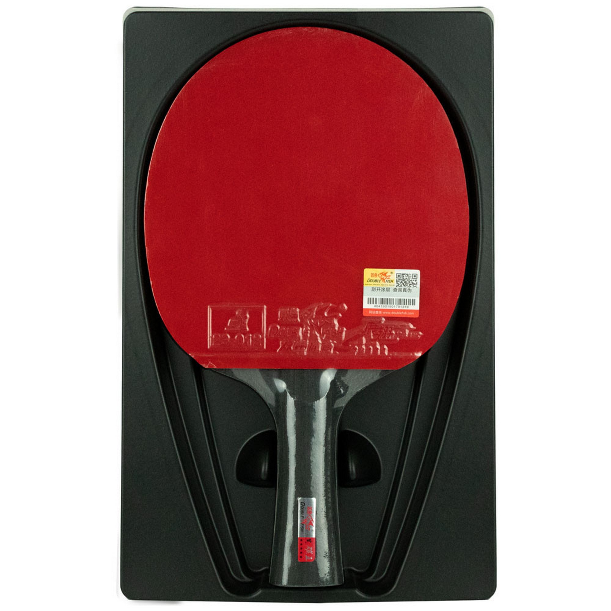 Ракетка для настольного тенниса Double Fish Black Carbon King Racket 3***,ITTF Appr