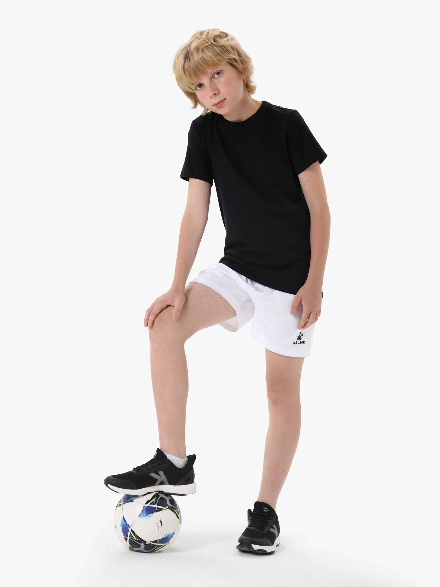 Детские шорты Kelme Football Shorts 7351ZB3255-100 White