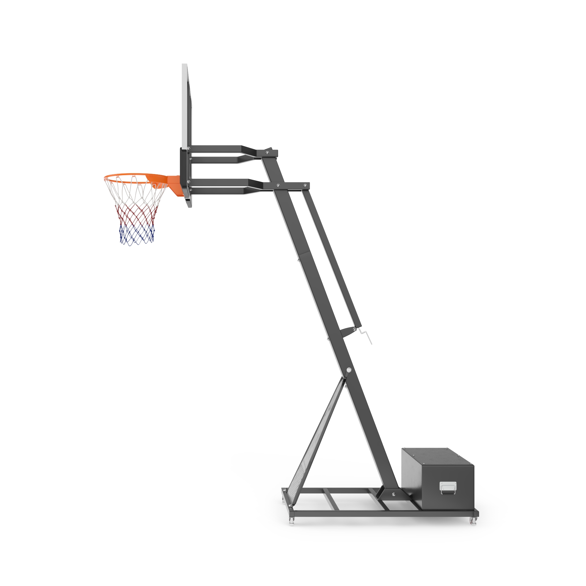 Баскетбольная стойка Unix Line B-Stand-PC PRO 54"x32" R45 H230-305см BSTSPR305_54PCBK