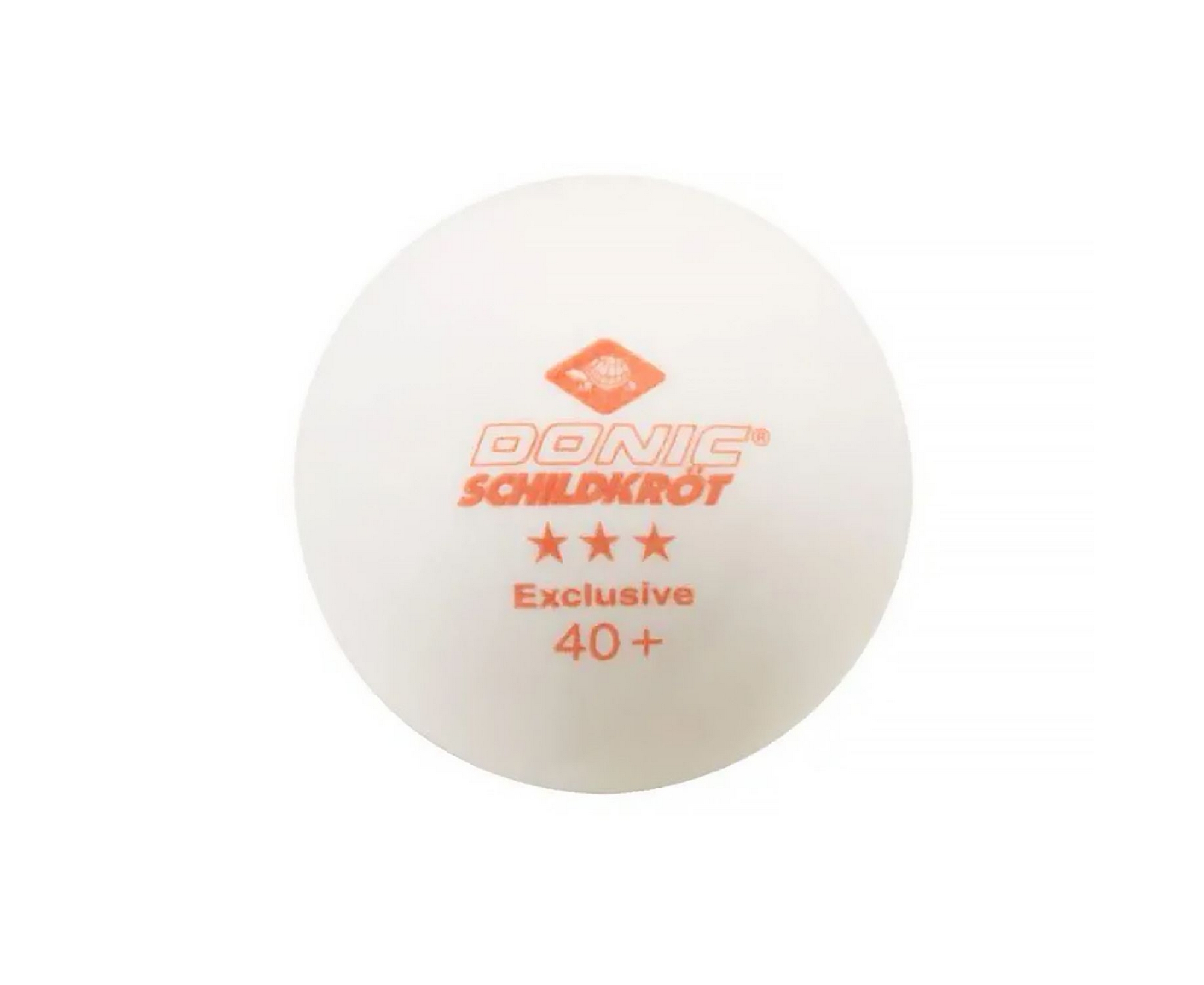 Мячики для н\тенниса 3* 40+ Donic EXCLUSIVE 6 штук 608530E белый