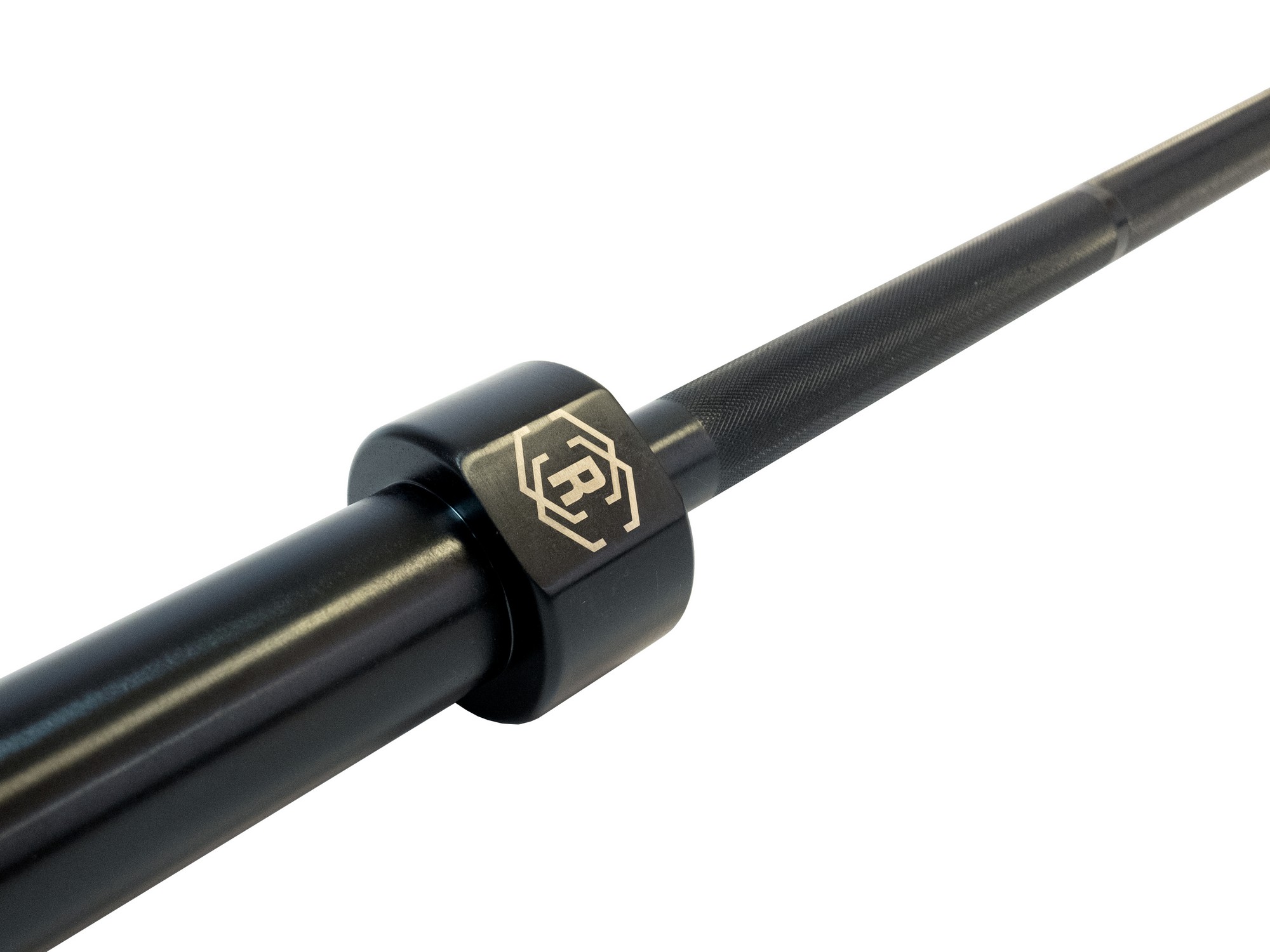 Гриф олимпийский прямой REBEL 86" до 226 кг R-OB86-500BK черный