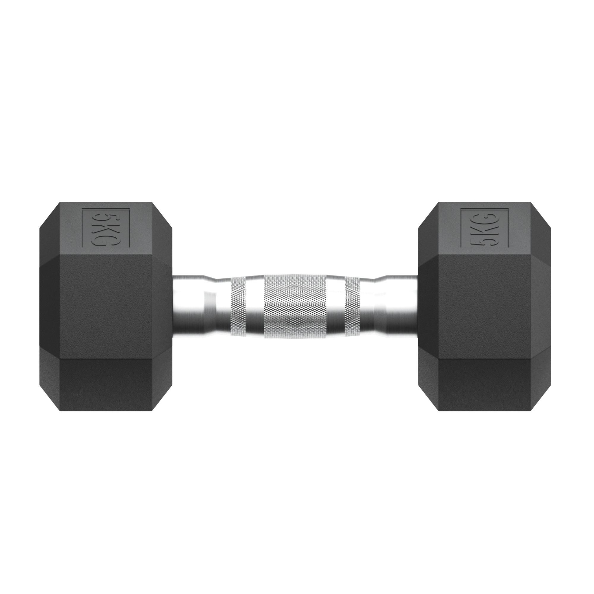 Гантель гексагональная обрезиненная 5 кг UnixFit DBHEX5x2 2 шт
