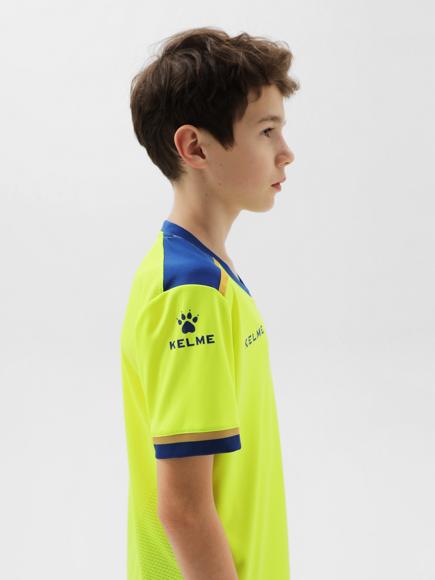 Детская футбольная форма Kelme Football Suit 8351ZB3158-918 Yellow\Blue