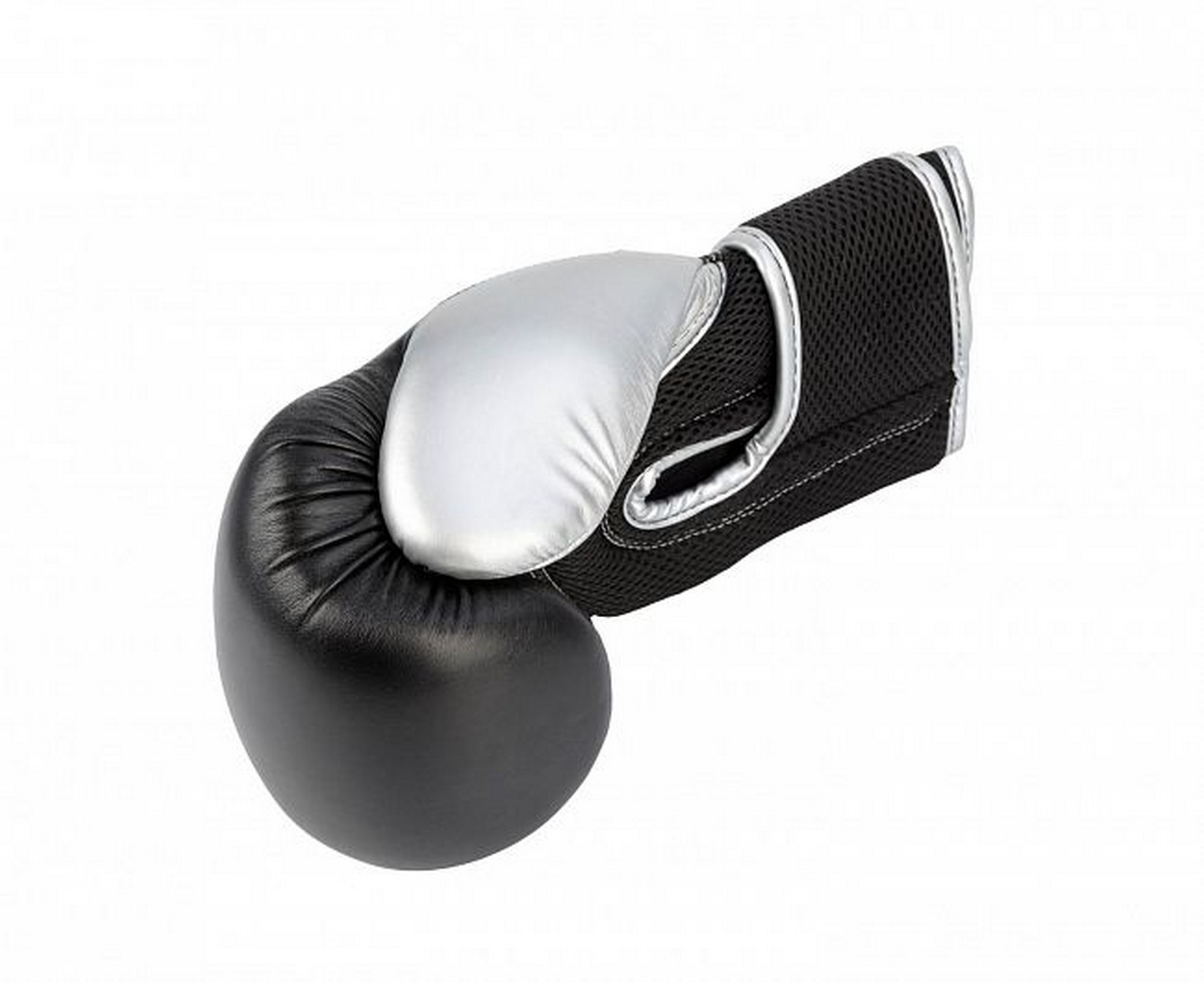 Перчатки боксерские Clinch Aero 2.0 C136 черно-серебристый