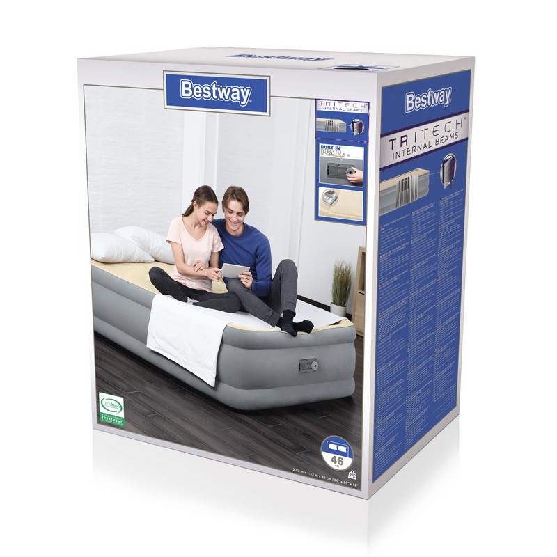 Надувной матрас (кровать) Bestway 203х152х46 см, 67486