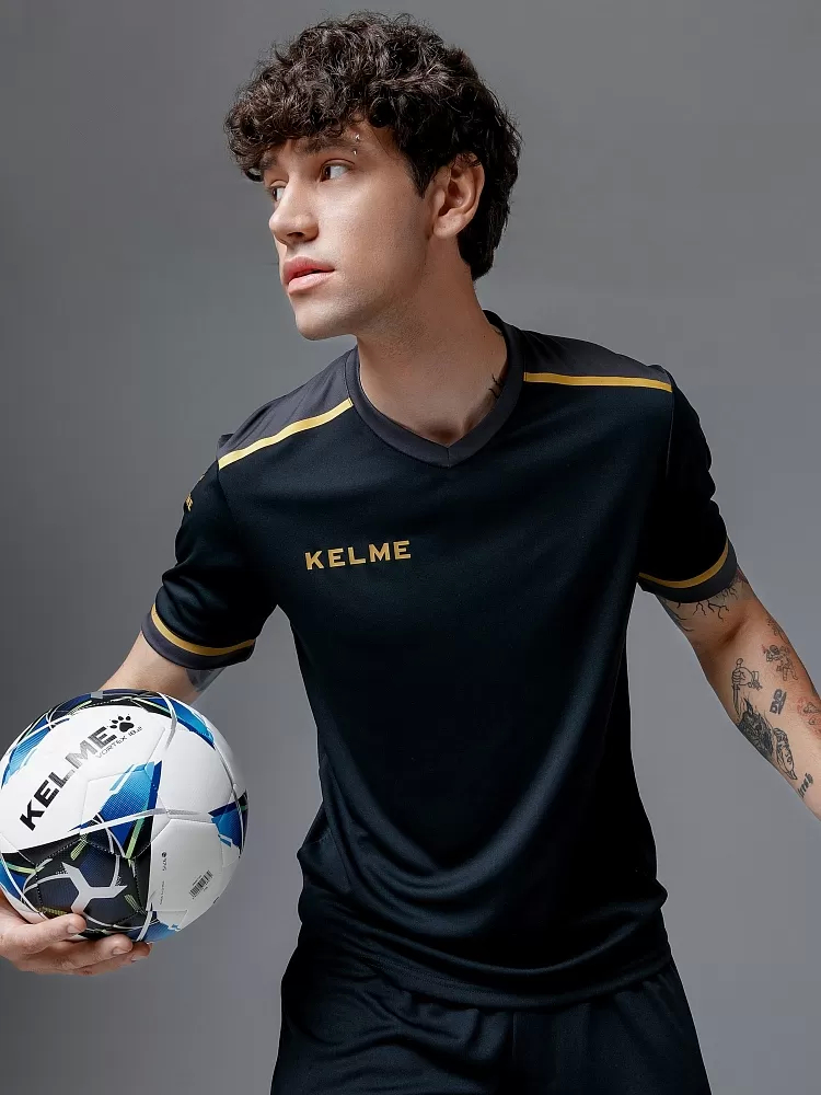 Футбольная форма Kelme Short Sleeve Football Uniform Suit 7451ZB1793-037 Black