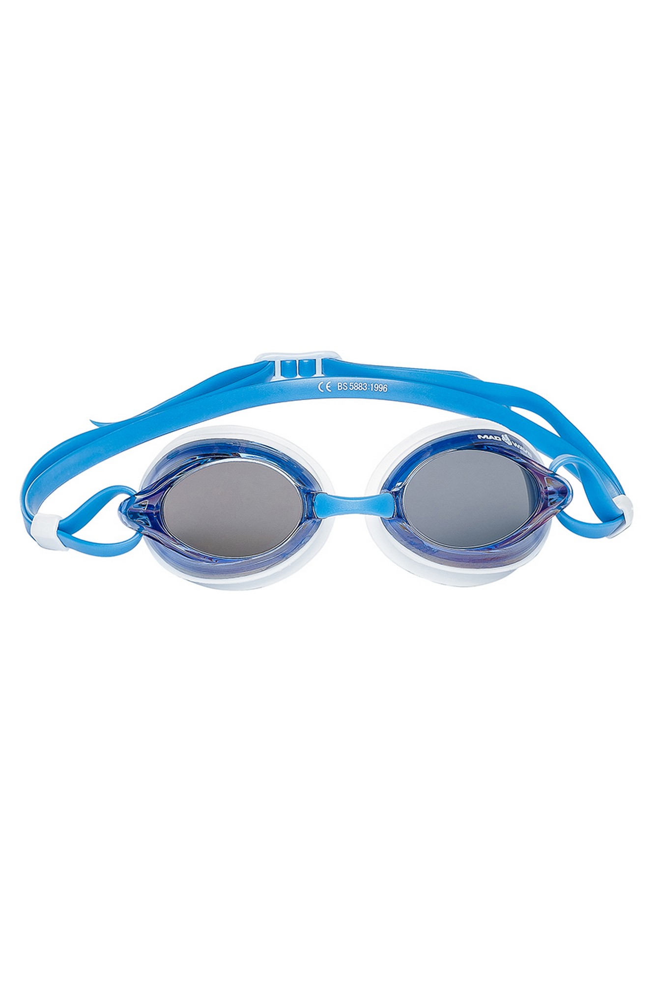 Очки для плавания Mad Wave Spurt Rainbow M0427 26 0 08W голубой
