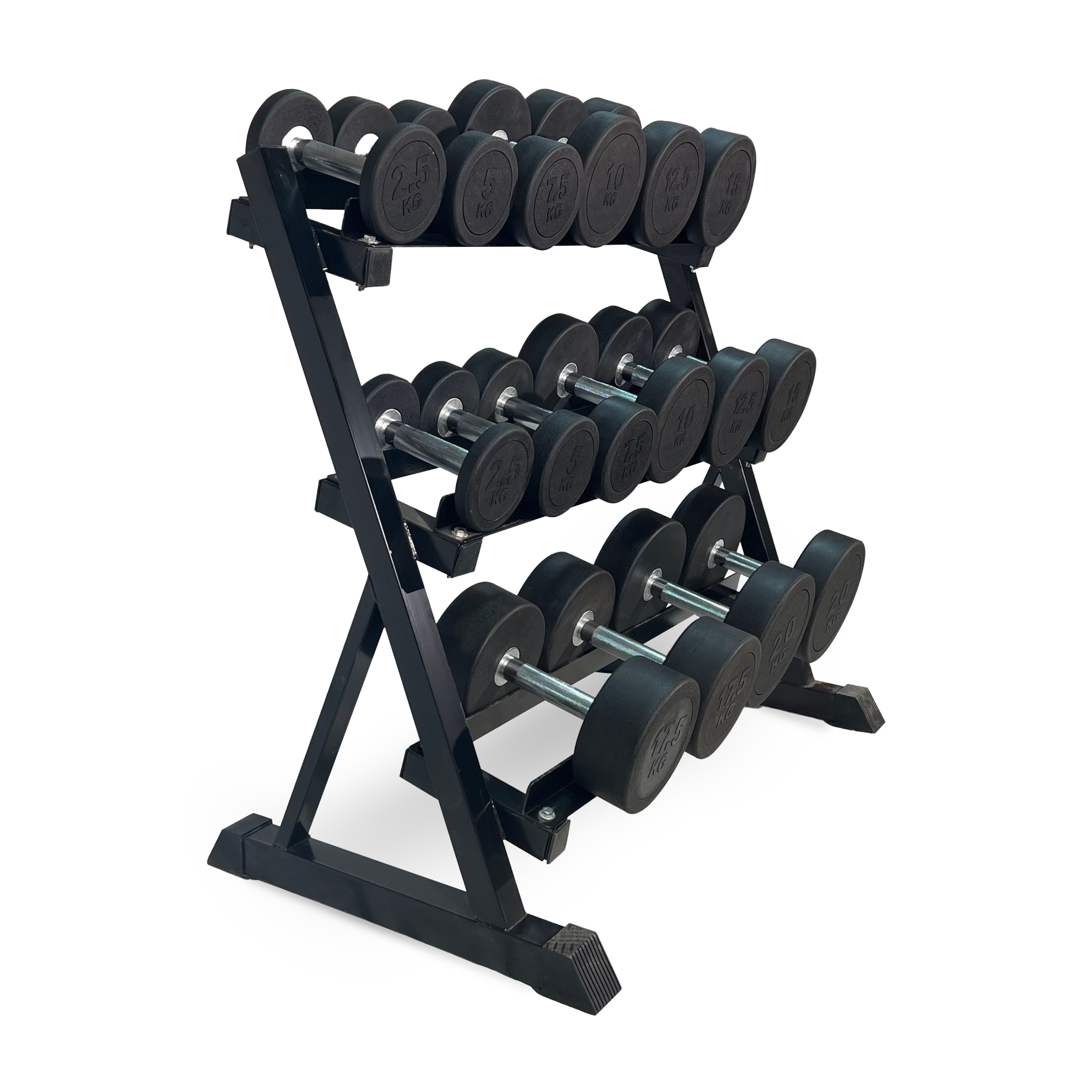 Стойка для гексагональных гантелей UnixFit DumRack Hexagon PRO (300 кг) DBRKHEXPBK300