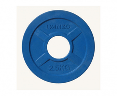 Диск обрезиненный 2,5кг Johns DR71022 - 2,5С цветной