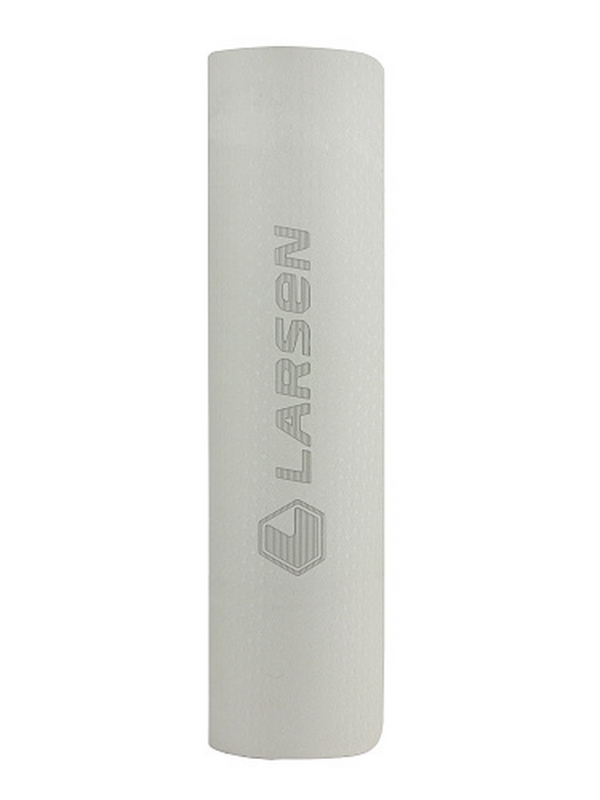 Коврик для фитнеса и йоги, TPE, 183х61х0,6см Larsen ECE 070 серый\черный