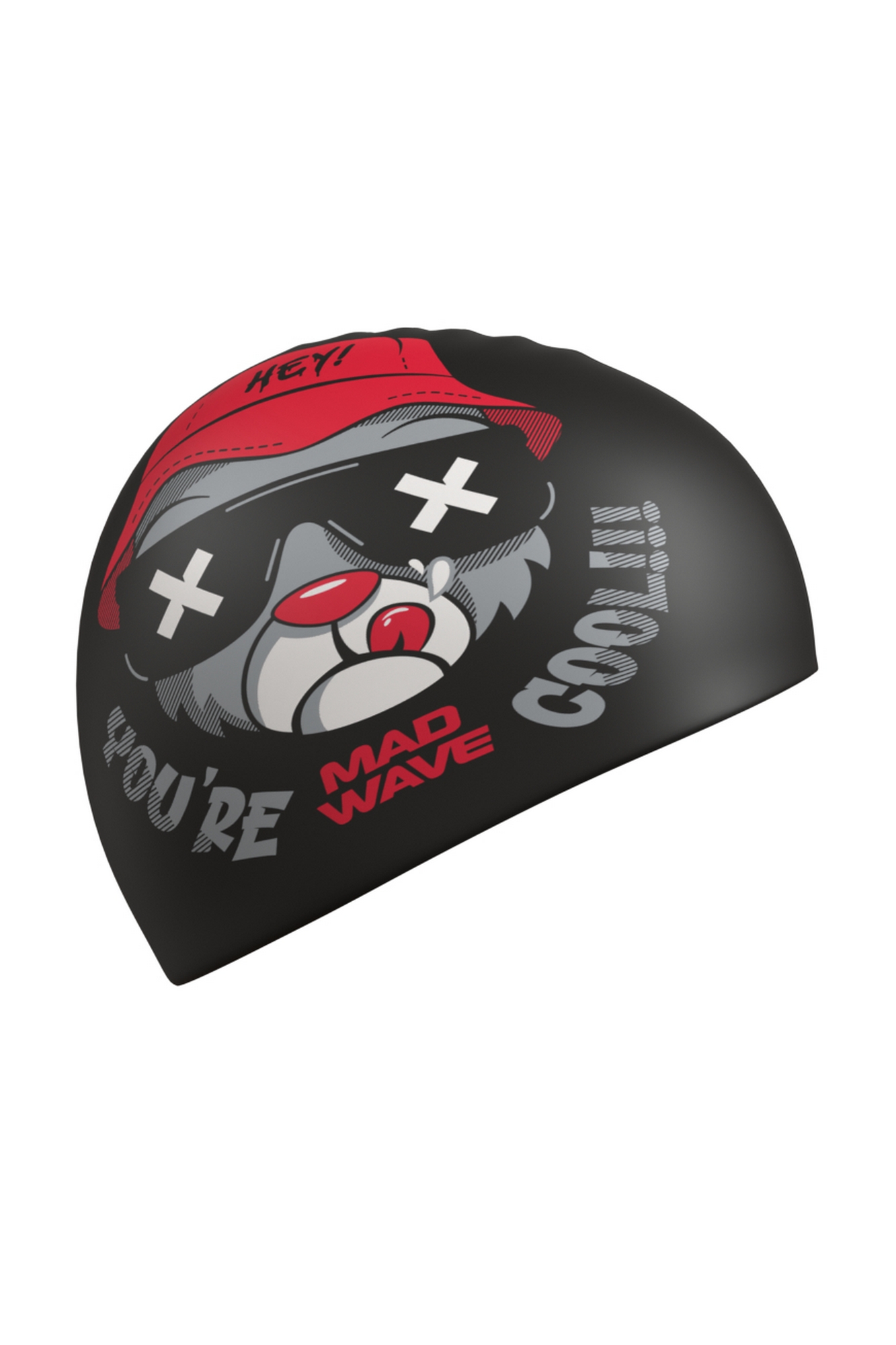 Юниорская силиконовая шапочка Mad Wave Cool bear M0574 14 0 00W