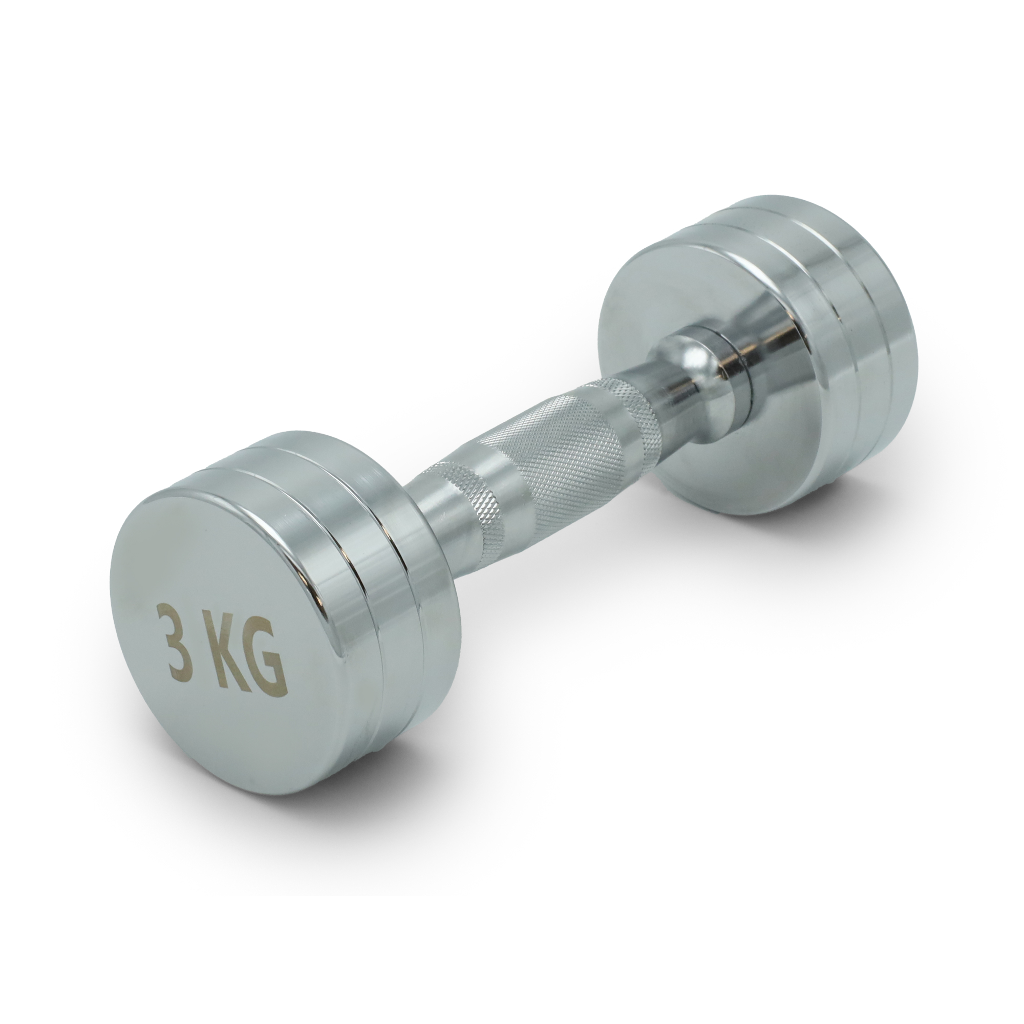 Гантель круглая хромированная 3 кг UnixFit PRO DBRND3PCEx2 2 шт