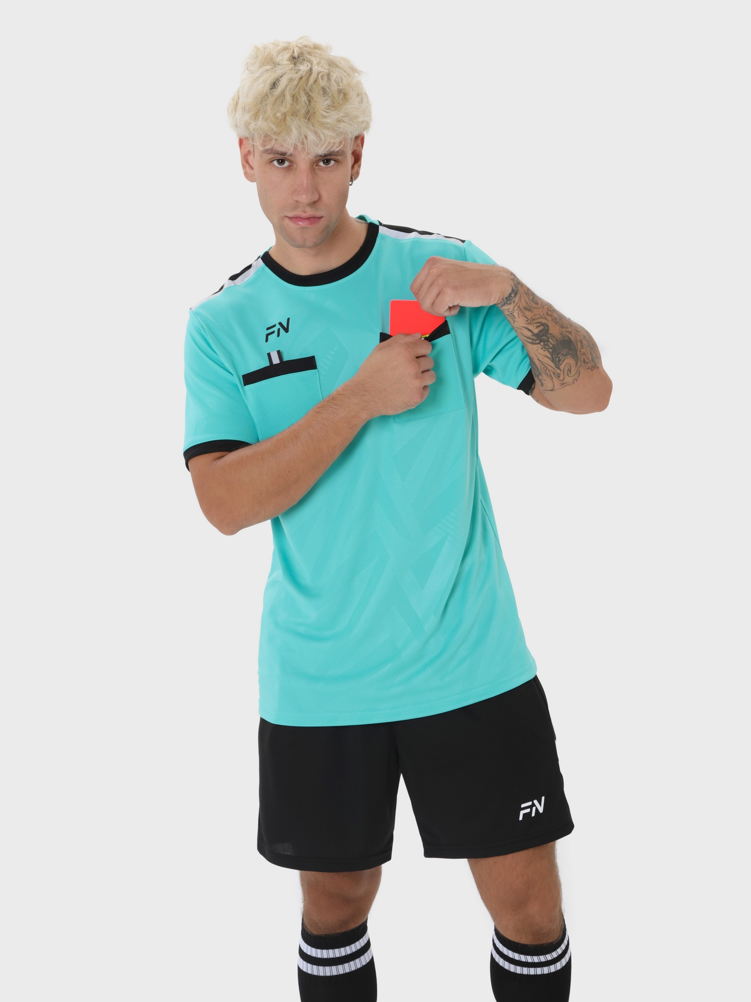 Судейская форма FN Justice FN4331001-460 Light Blue\Black