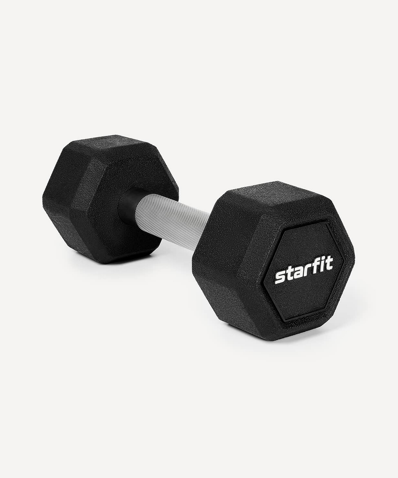 Гантель гексагональная 5кг, обрезиненная Star Fit DB-301PRO черный