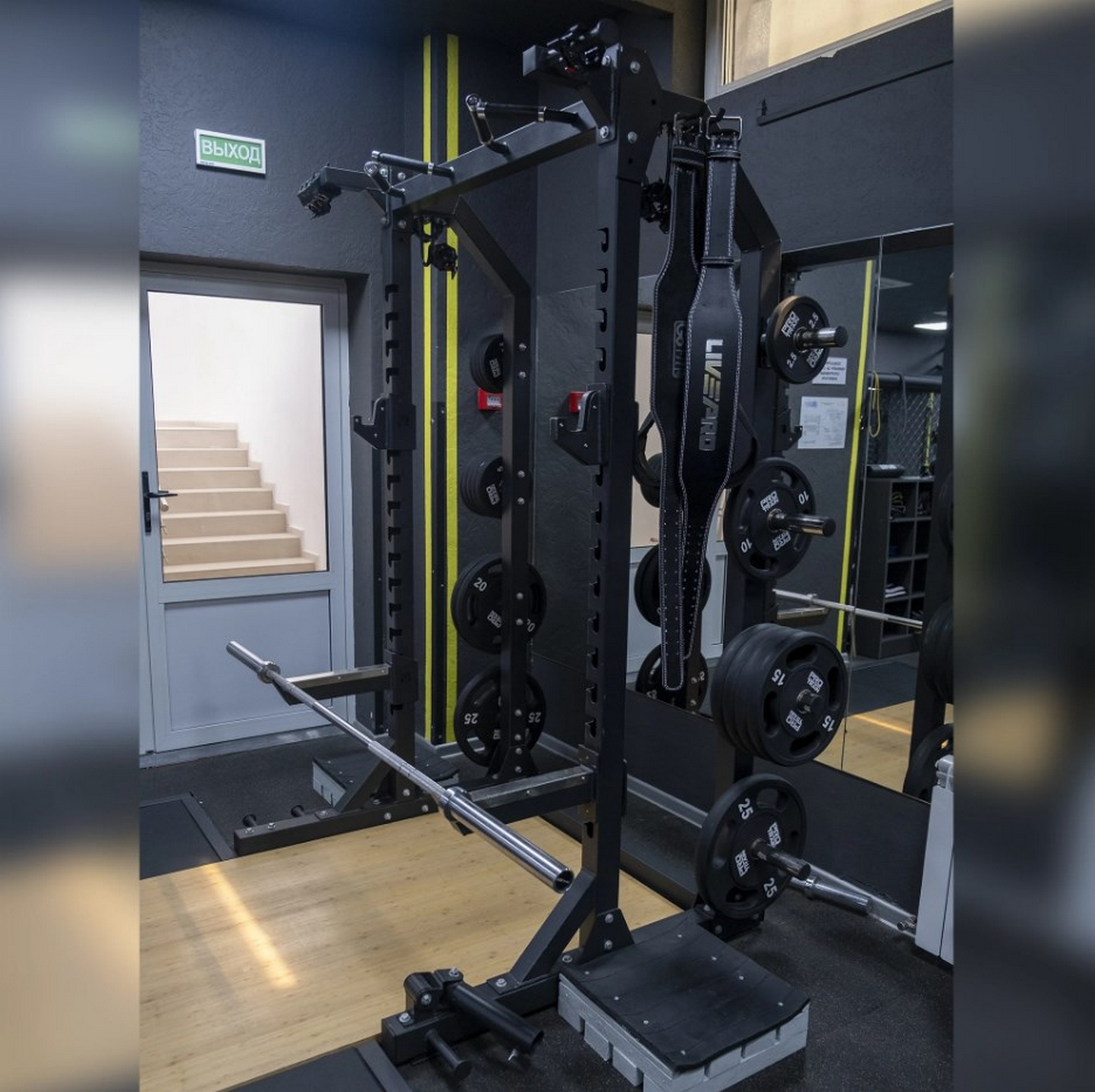 Силовая рама, с тяжелоатлетической платформой OKPRO OK9189C | Premium Fitness