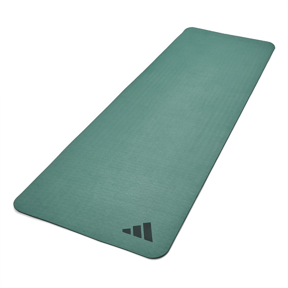 Коврик (мат) для йоги 176x61x0.5 Adidas ADYG-10300RG-NL, цвет зеленый