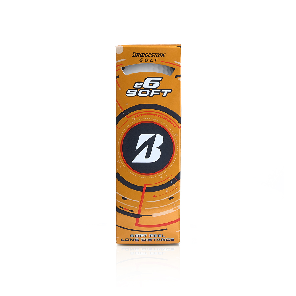 Мяч для гольфа, 3 шт\уп Bridgestone 25 e6 Soft White BGB5AWX белый
