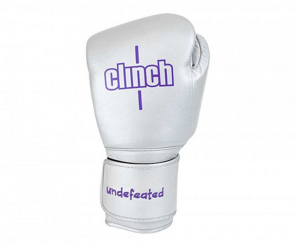 Перчатки снарядные Clinch Undefeated Russian Team C163RT серебристый