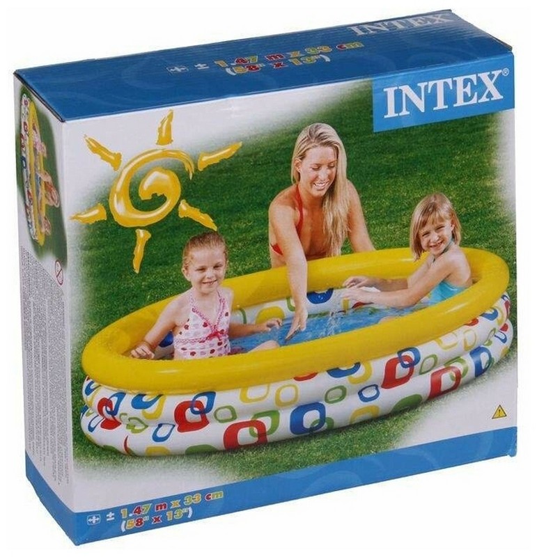 Детский надувной бассейн 168х38см Intex 58449