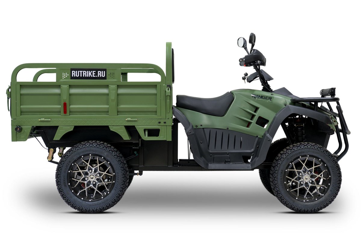Грузовой электроквадроцикл RuTrike Рейнджер 026255-3232 зеленый