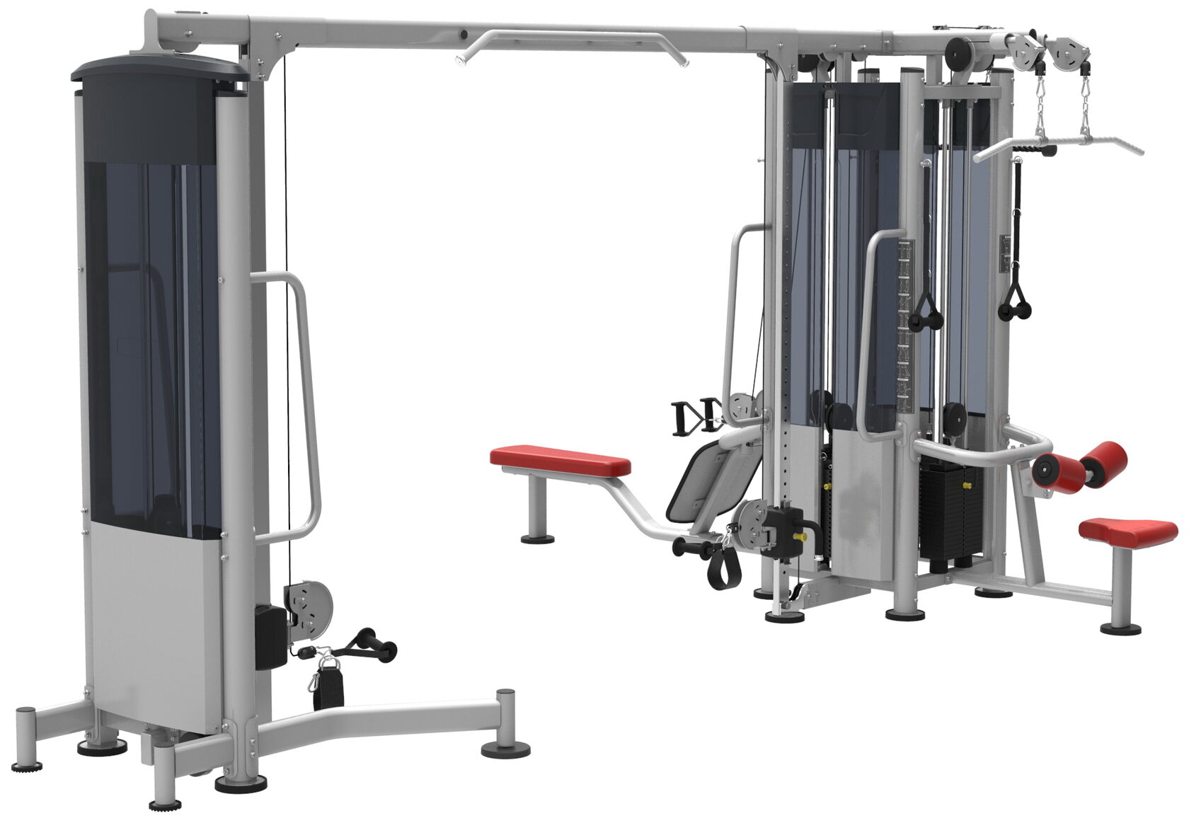5-ти стековый тренажерный комплекс Impulse IT9525+IT9527OPT+ IT9527 | Premium Fitness