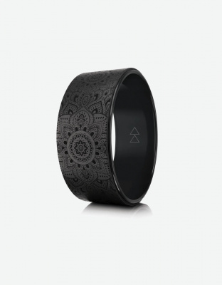 Кольцо для йоги 32x12,7 см YOGA DESIGN LAB Yoga Wheel WH-PU-Mandala Night черная мандала