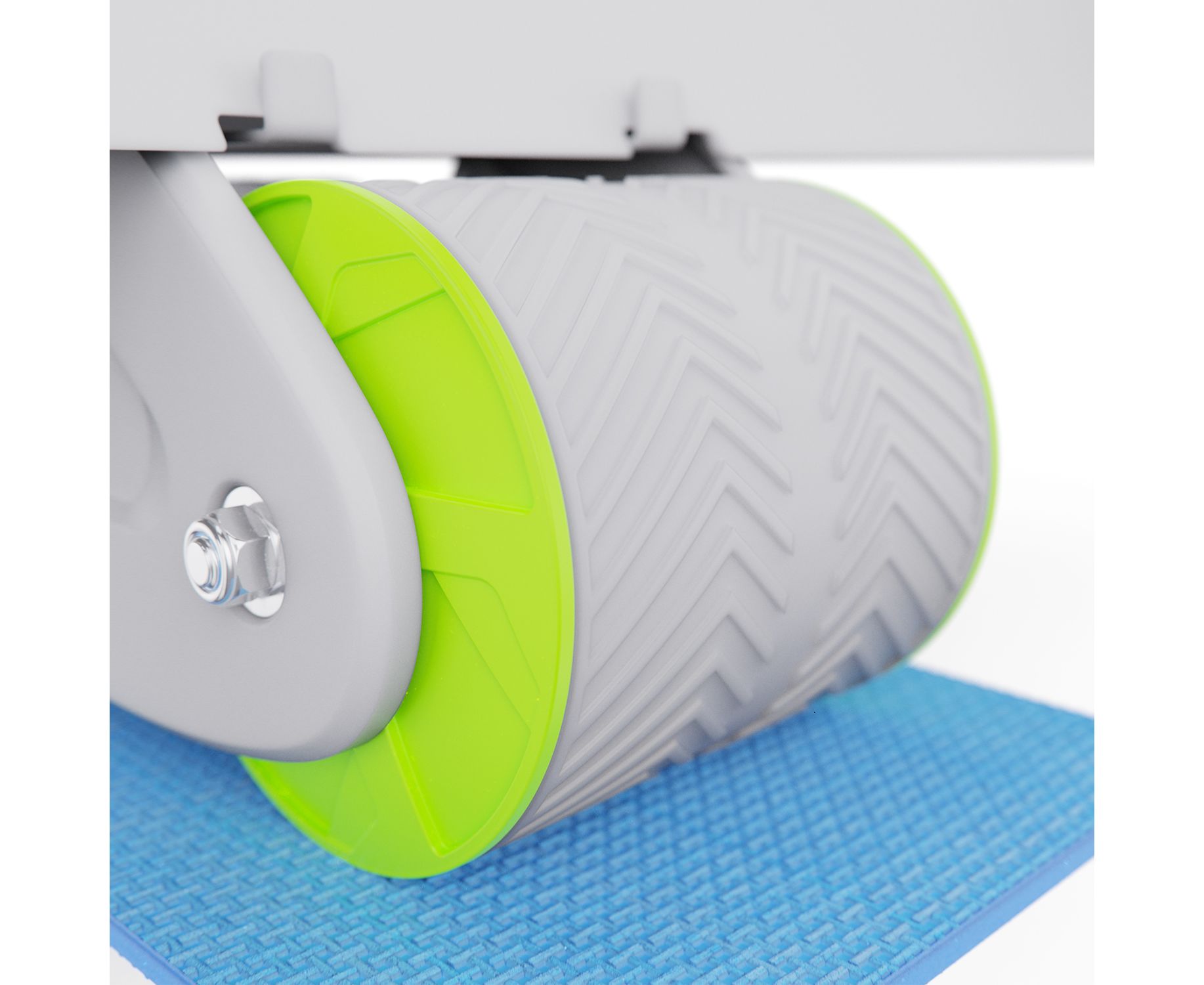 Тренажёр для пресса, с ковриком 34х17x0,6 cм DFC AB Roller SND-G зеленый
