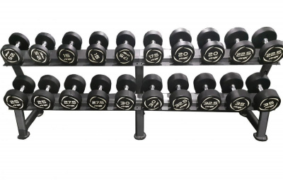 Комплект PVC гантелей 12,5-35кг (10пар) со стойкой V-Sport FTX-315.1