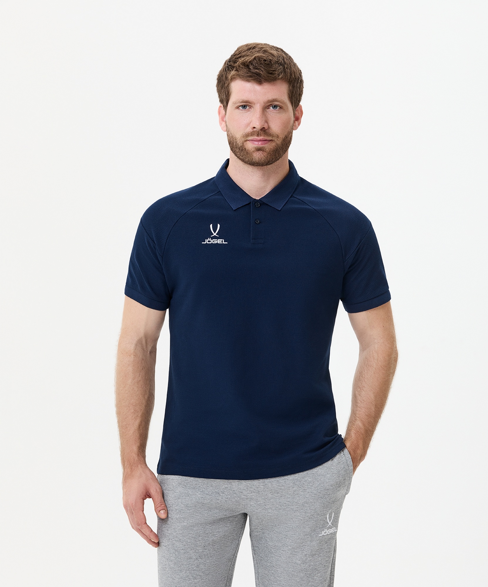 Поло Jogel CAMP 2 CVC Polo, темно-синий