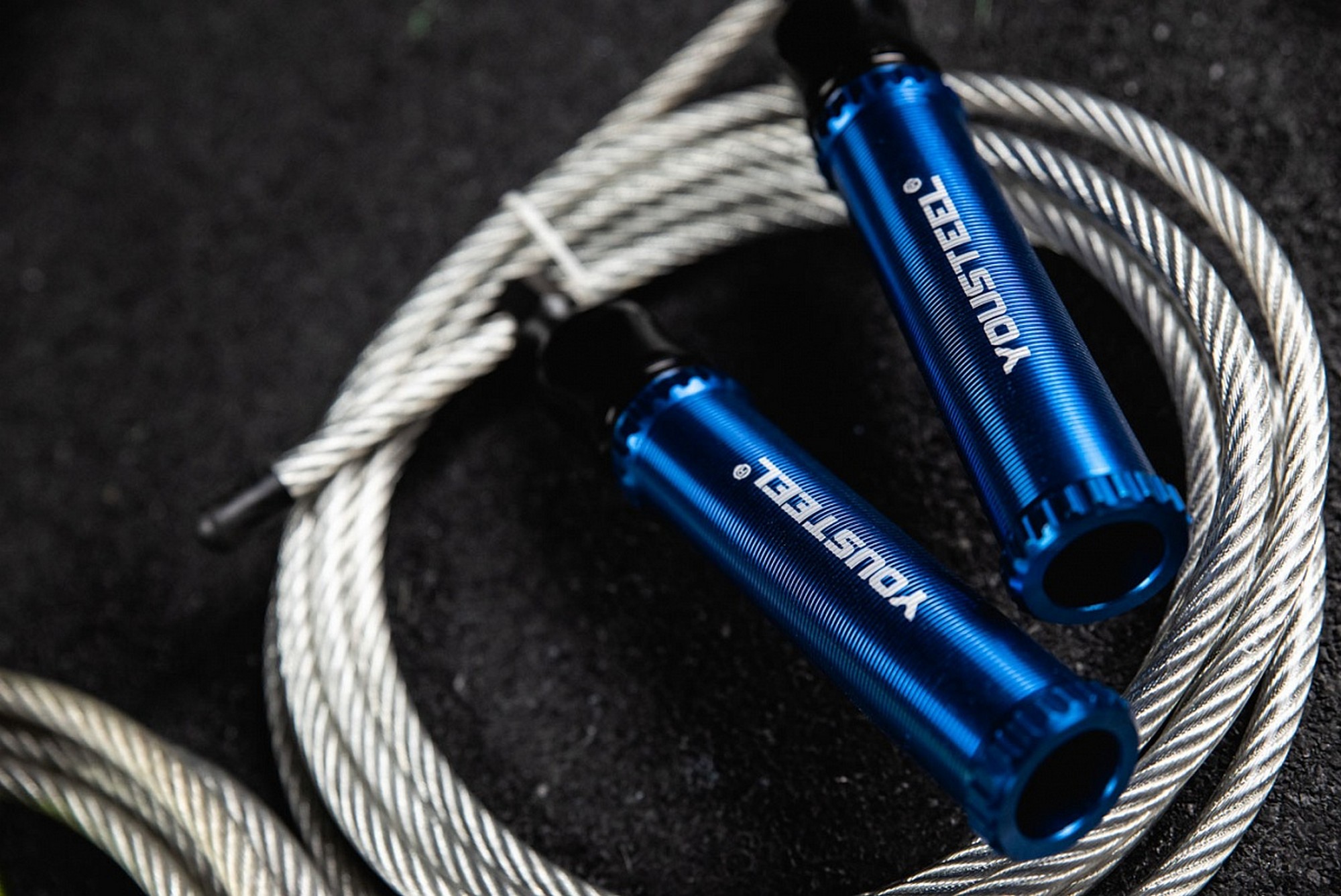 Скакалка YouSteel Heavy jump rope синий