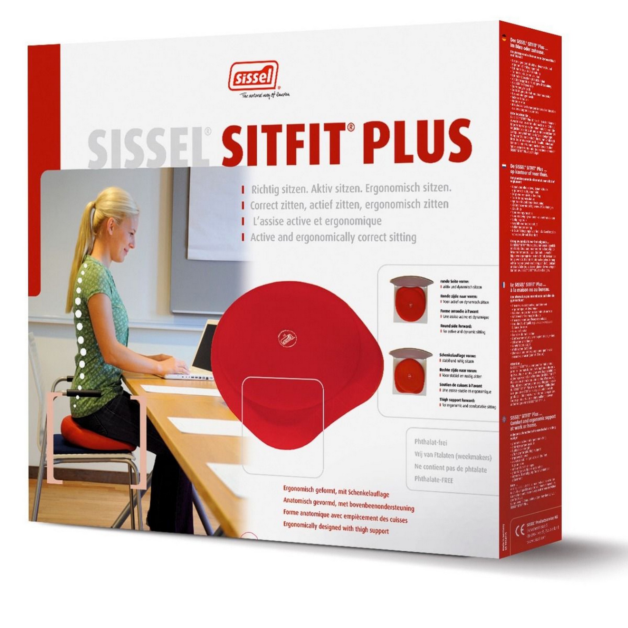 Подушка-сиденье SISSEL SITFIT Plus 160.074 черный