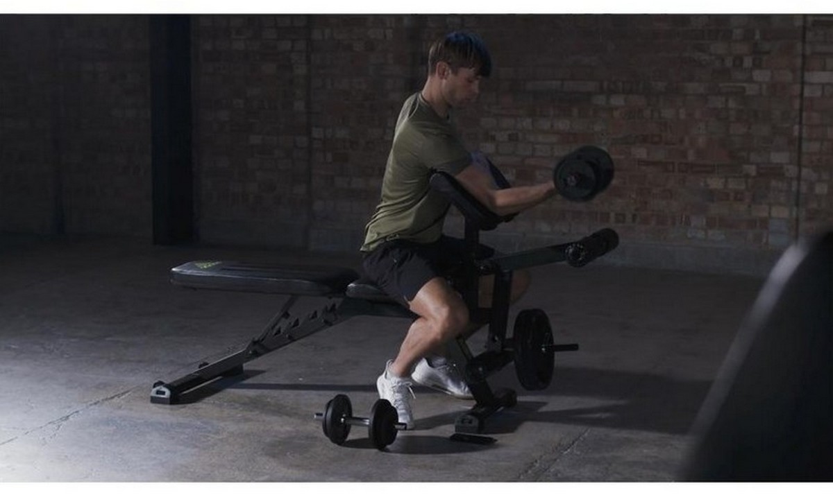 Тренировочная скамья Adidas Premium ADBE-10228 черный