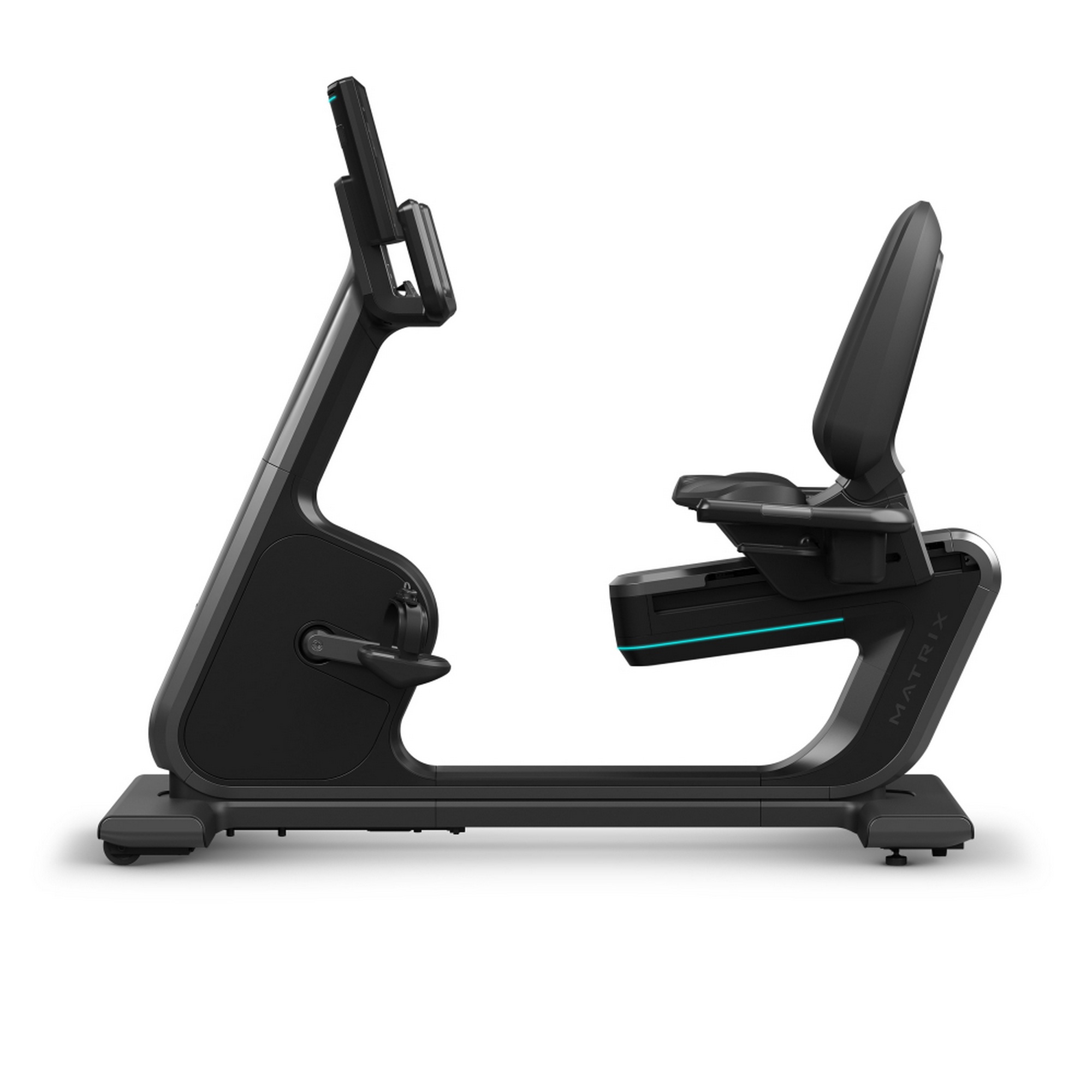 Горизонтальный велотренажер Matrix Onyx с консолью Touch P1 RB 22"