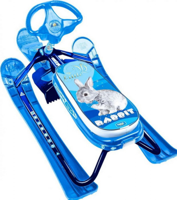 Снегокат Ника кросс (Rabbit) рама синяя высота 270 мм. СНК/КР2