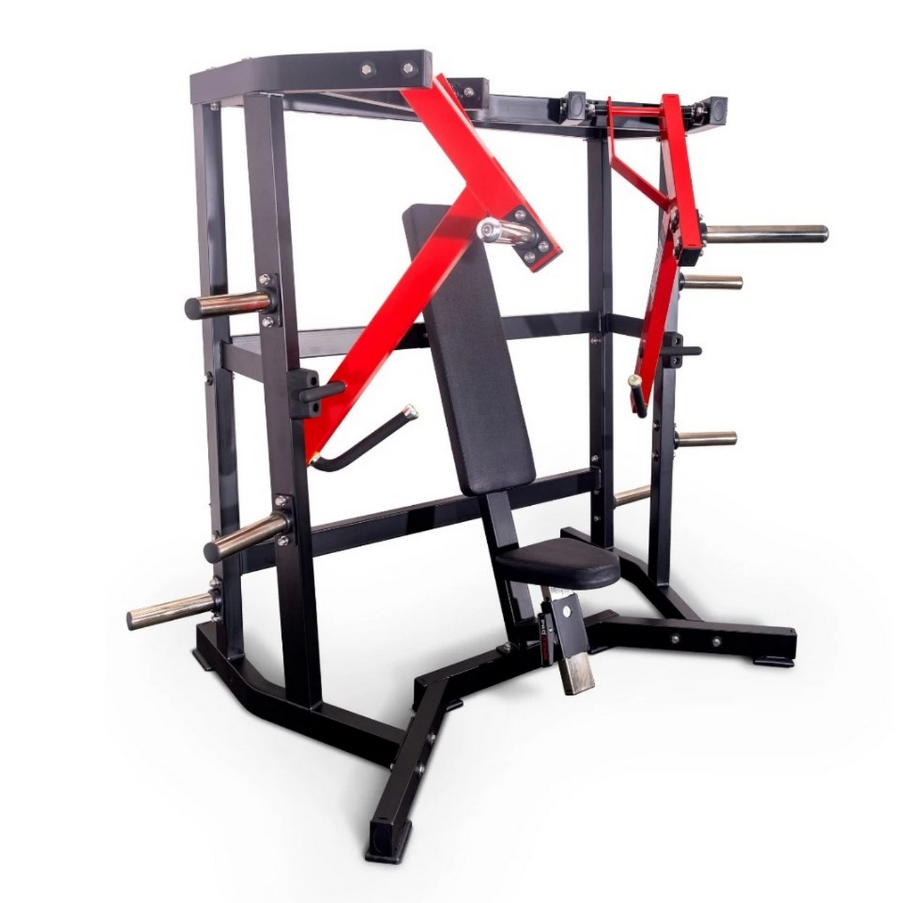 Широкий грудной жим Protrain PP107 на свободных весах, черно-желтый | Premium Fitness