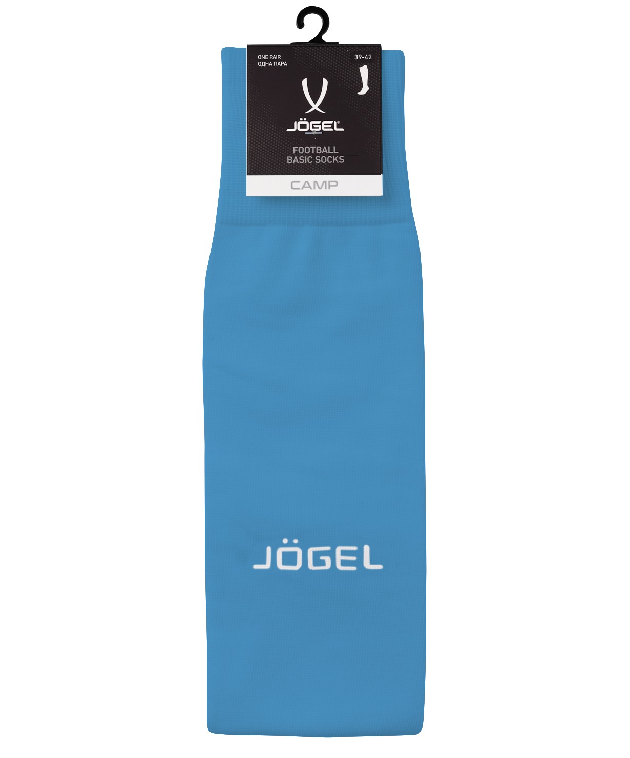 Гетры футбольные Jogel Camp basic socks, голубой/белый
