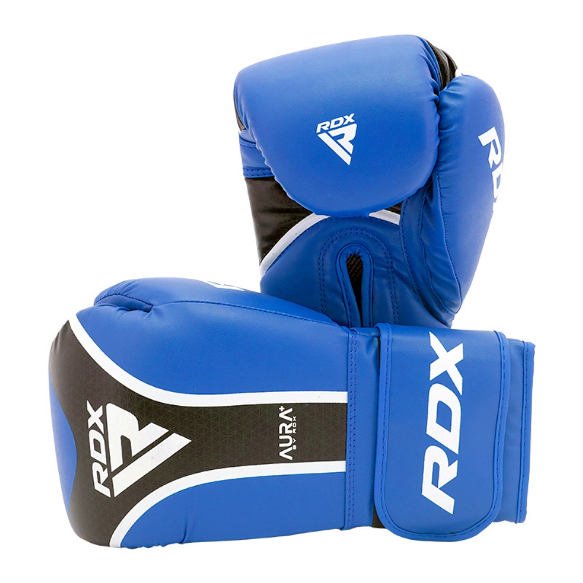 Перчатки RDX Aura Plus T-17 BGR-T17UB-12OZ+ синий\черный
