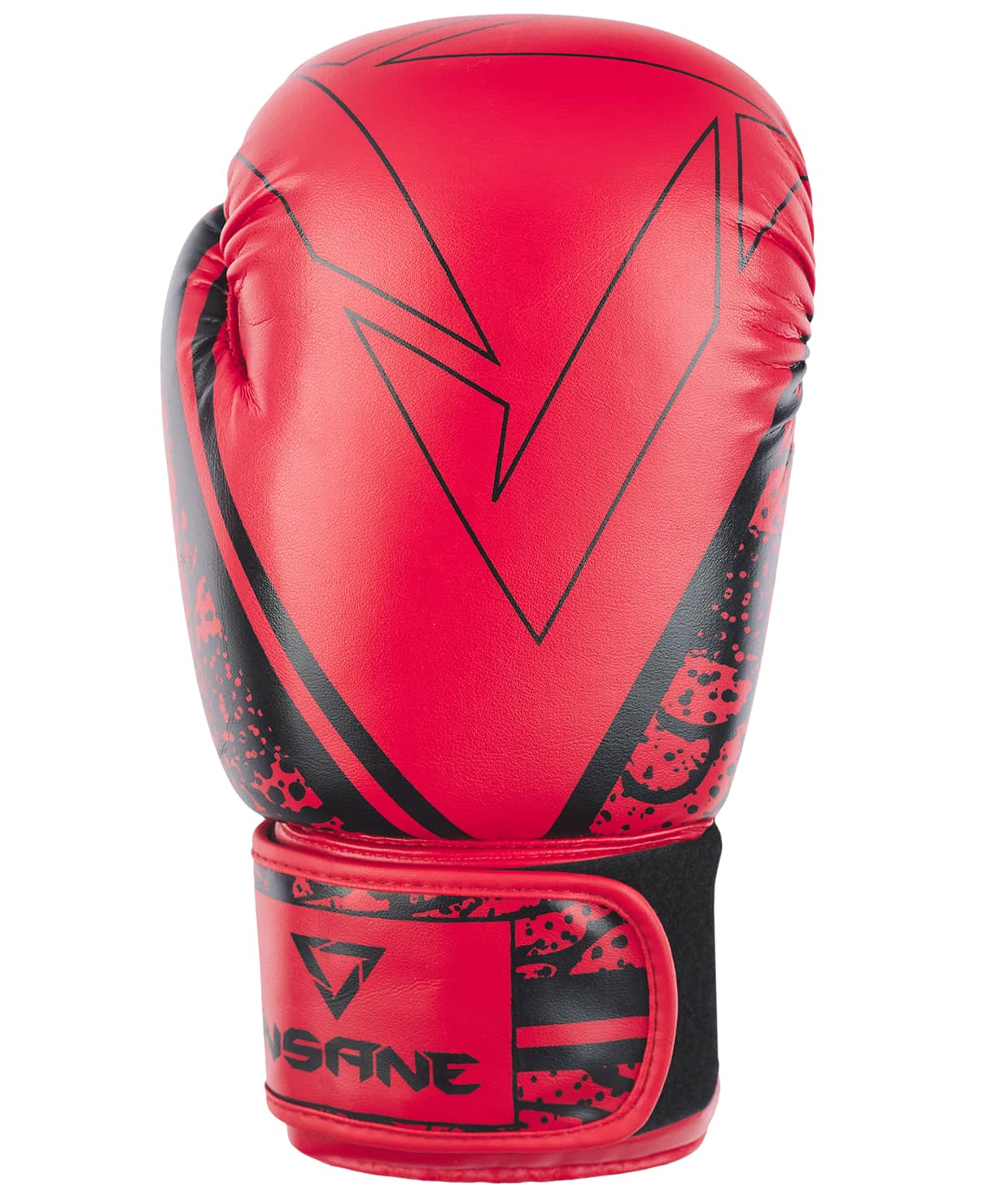 Перчатки боксерские Insane ODIN, ПУ, красный, 14 oz