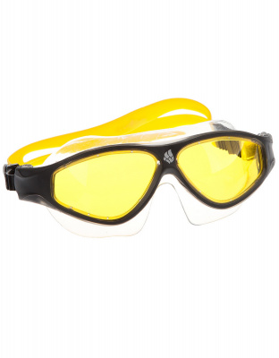 Маска для плавания Mad Wave Flame Mask M0461 02 0 06W желтый